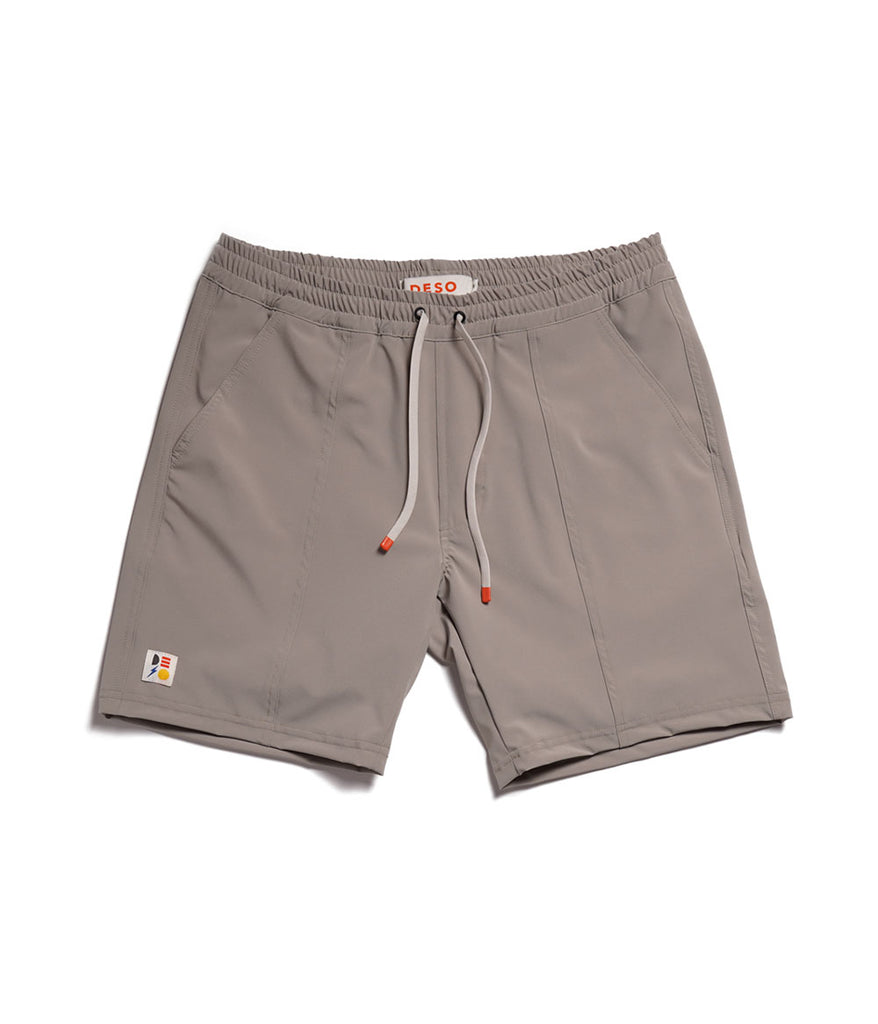 Boca Board Shorts in mist color by Deso Supply Co. front view