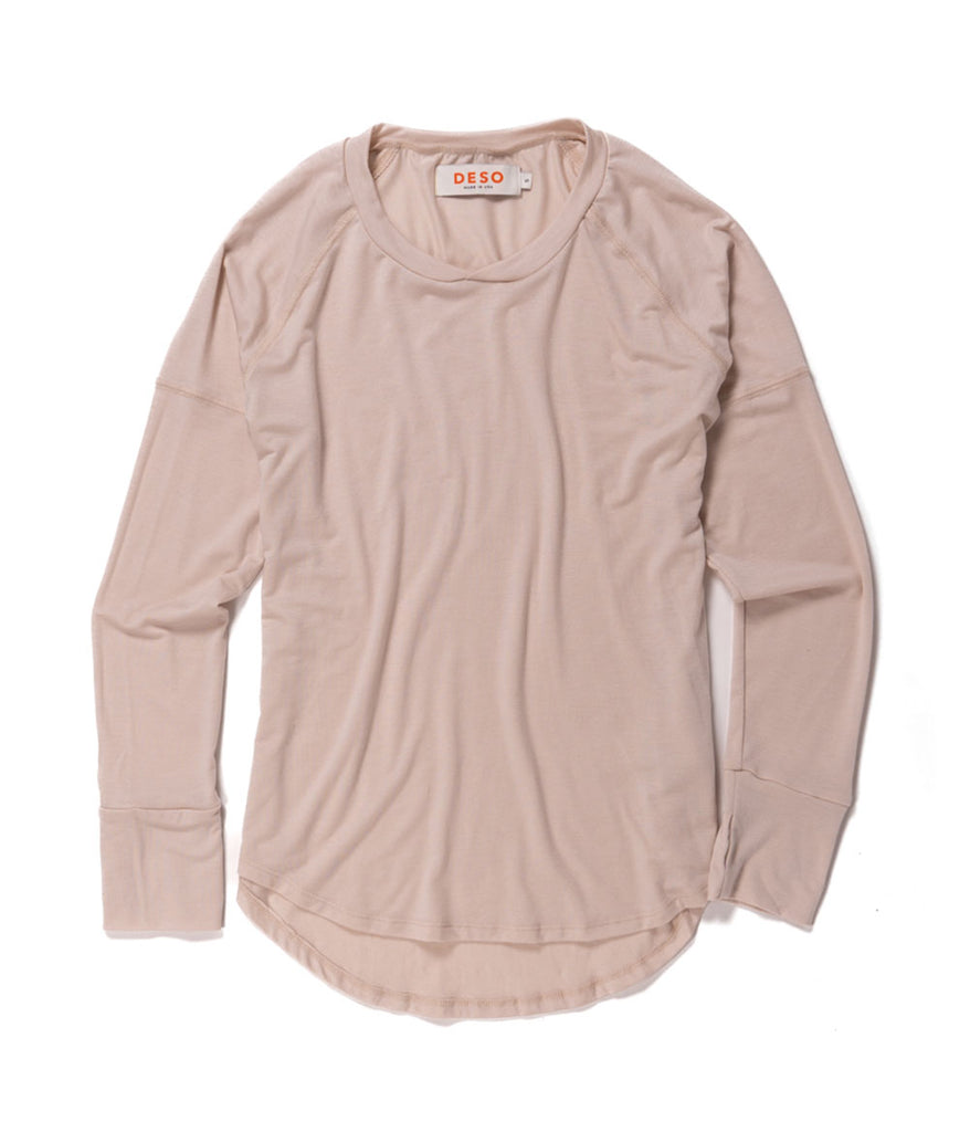 Shirley Long Sleeve in beige color by Deso Supply Co.