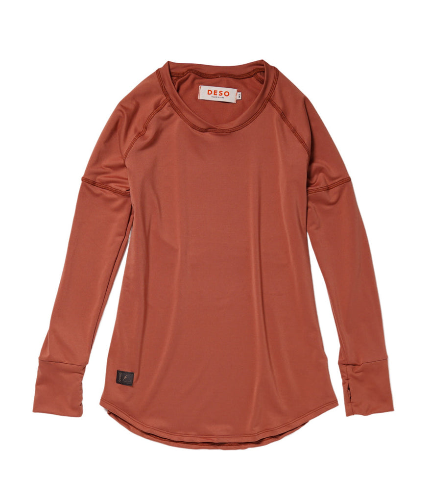 Maggie Long sleeve in claypot color by Deso Supply Co.