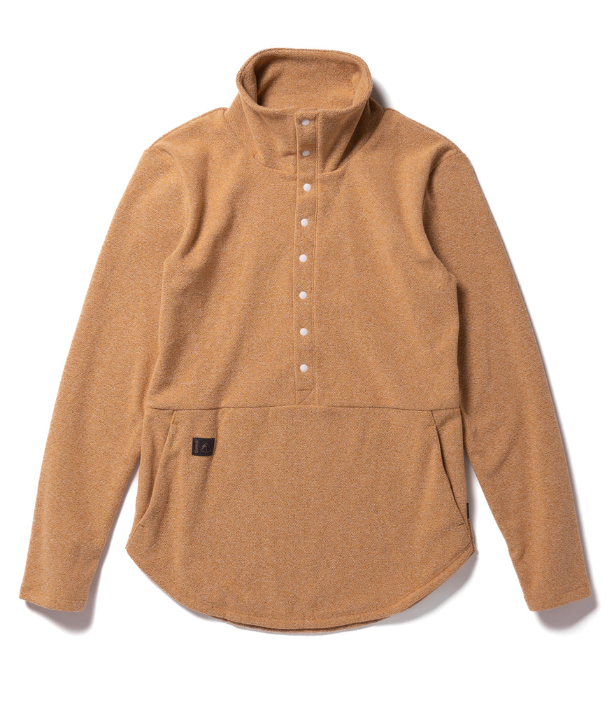 Genevieve Snap Pullover 8s in desert camel color by Deso Supply Co.