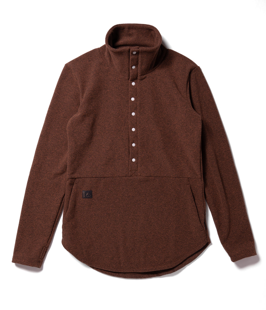 Genevieve Snap Pullover 8s in rosewood color by Deso Supply Co.