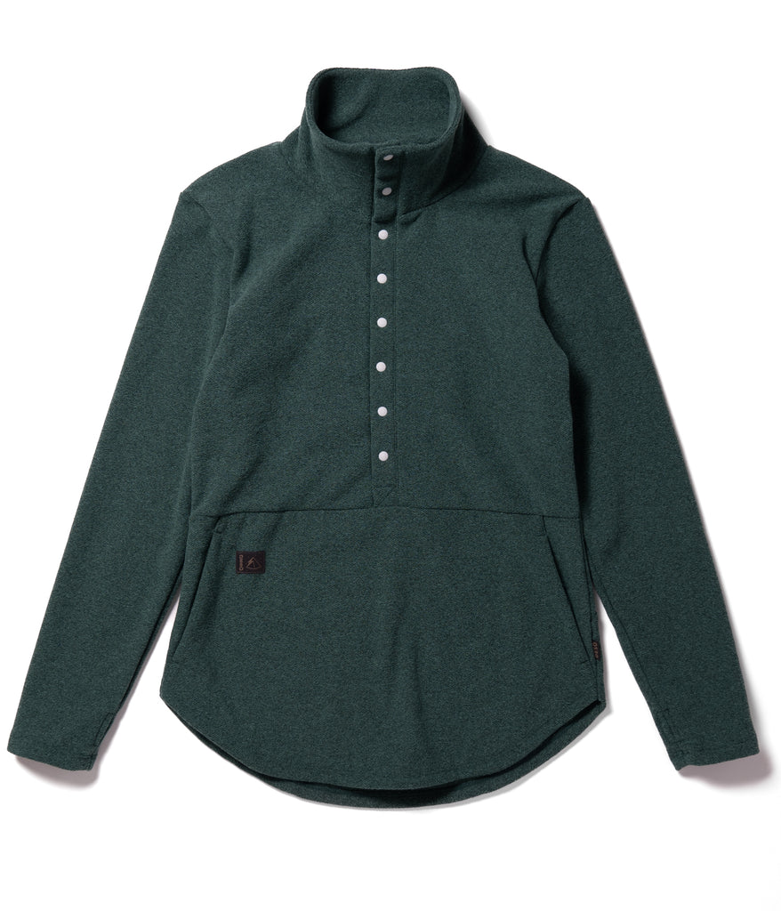 Genevieve Snap Pullover 8s in emerald color by Deso Supply Co.