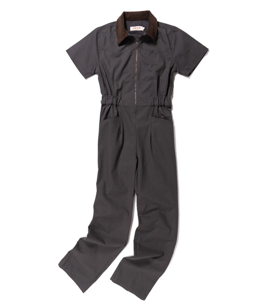 Bodie coverall in graphite color by Deso Supply Co.