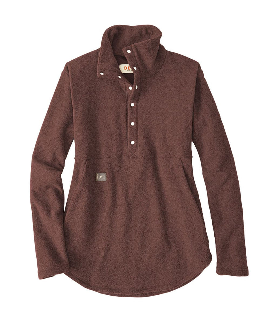 Genevieve Snap Pullover 6s in mauve color by Deso Supply Co.