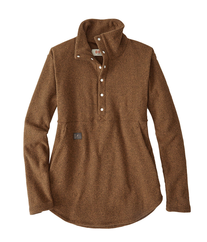 Genevieve Snap Pullover 6s in sandstone color by Deso Supply Co.
