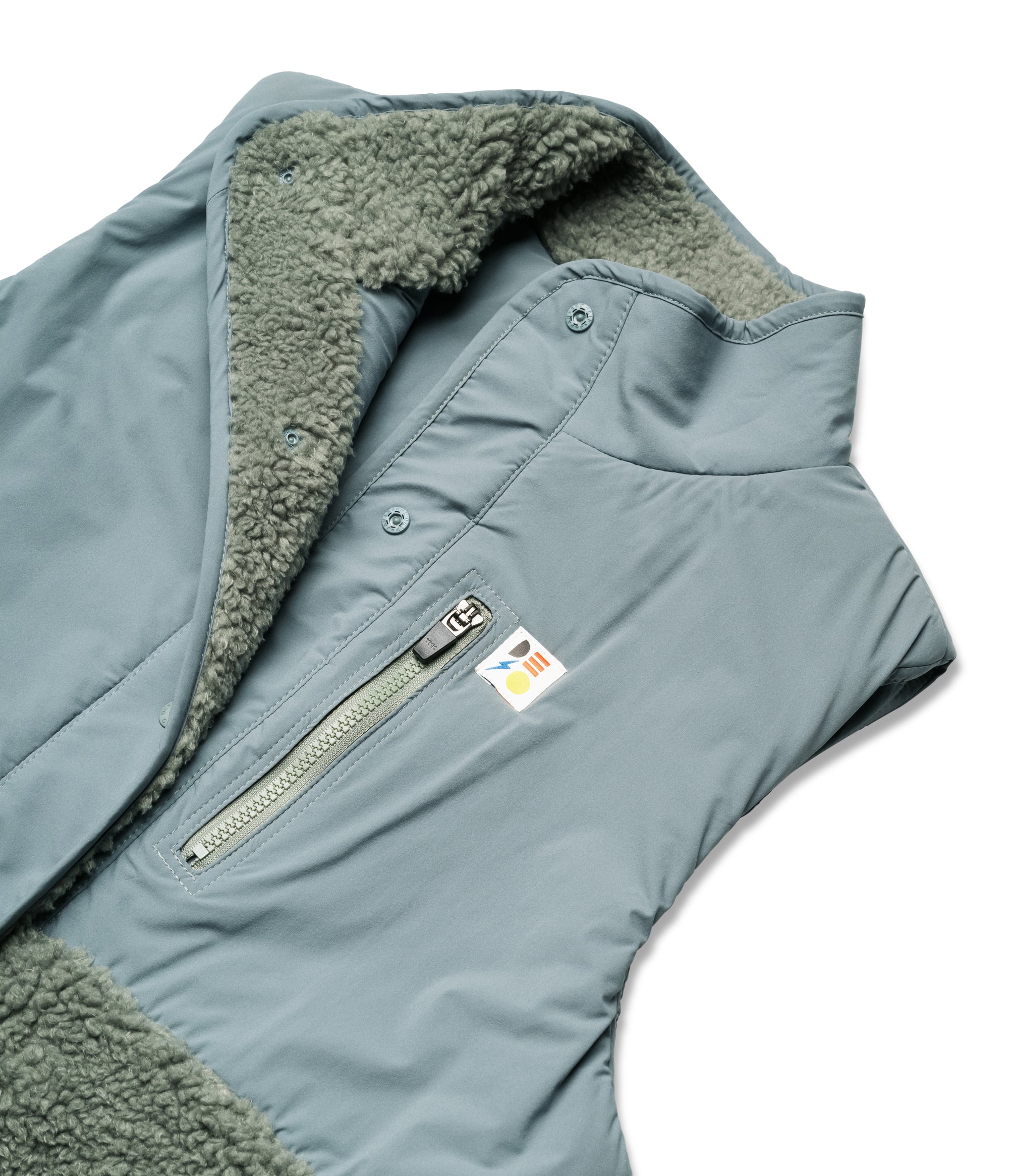 The Westlake Sherpa Snap Vest - Deso Supply – DESO