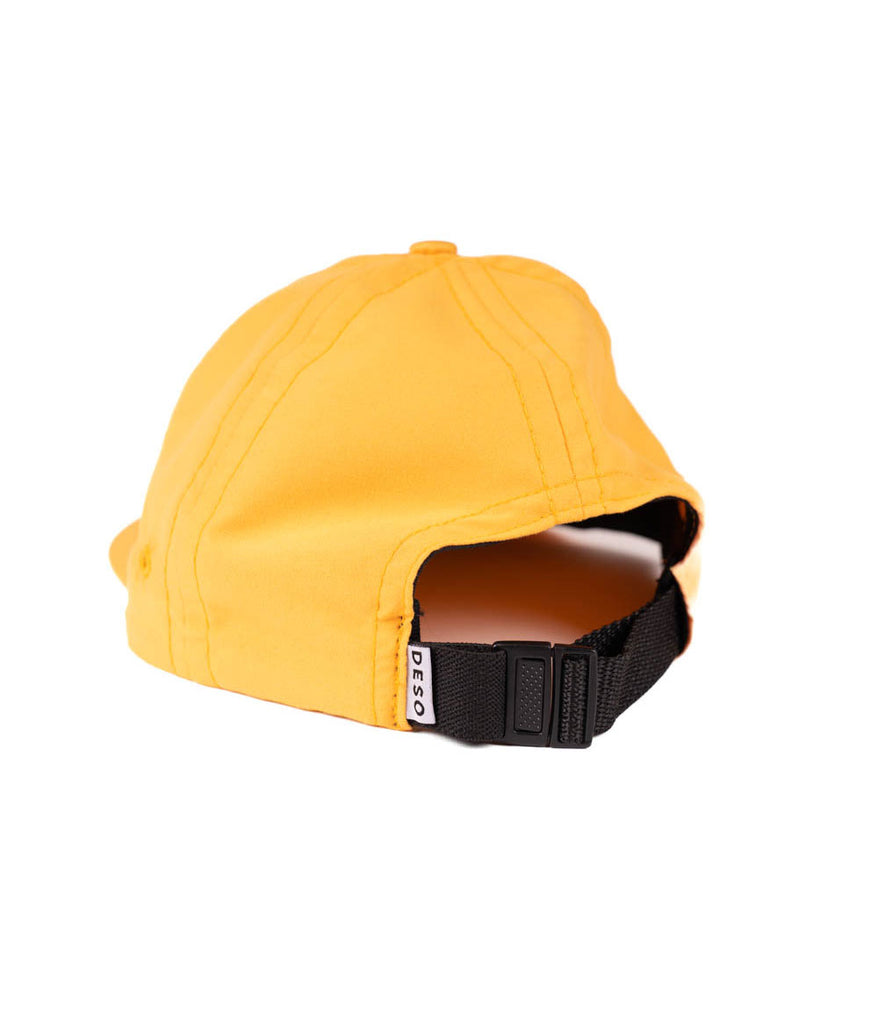 Before Dusk 6-panel caps in gold color by Deso supply co. back