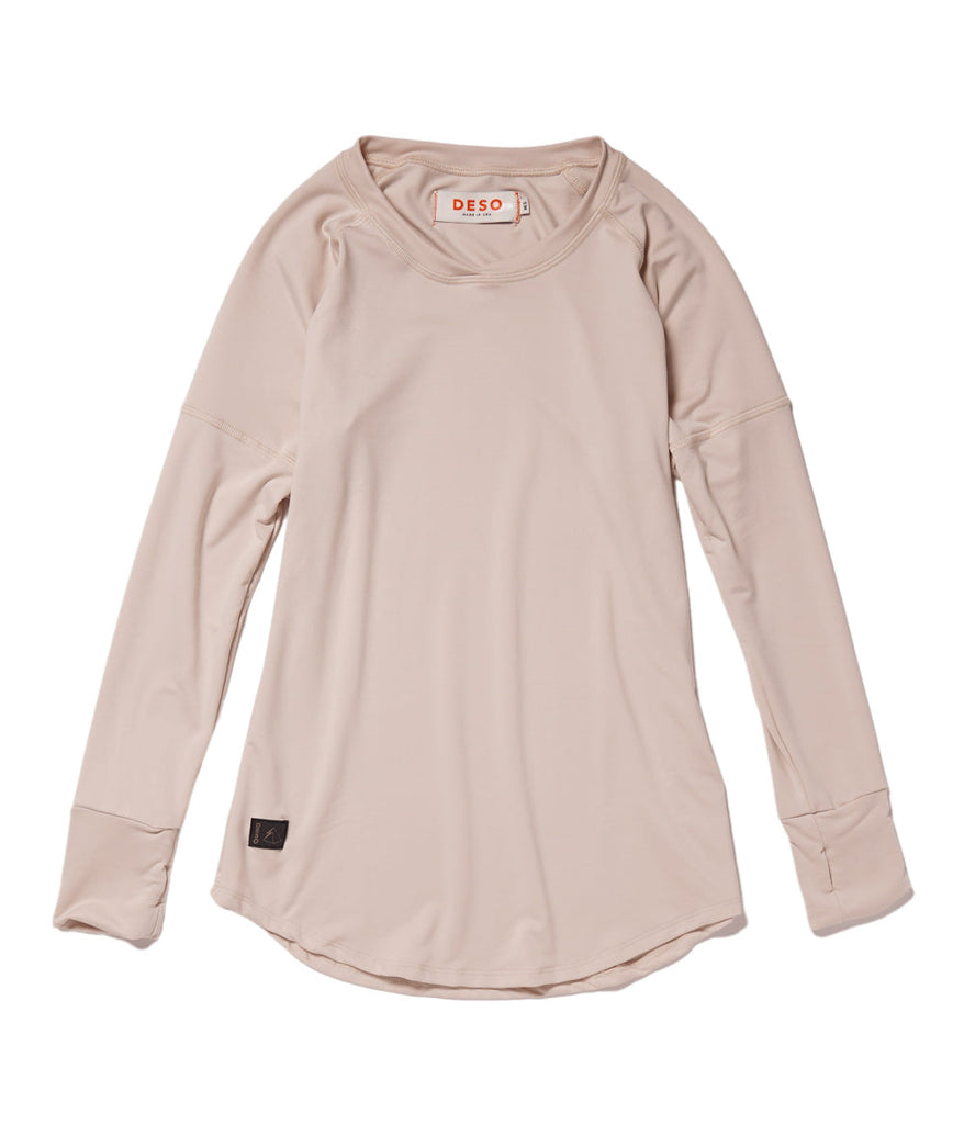 Maggie Long sleeve in white sand color by Deso Supply Co.