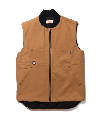Hard Chore Vest in burley wood color by Deso Supply Co.