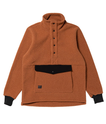 Ralston Snap Pullover in maple color by Deso Supply Co.