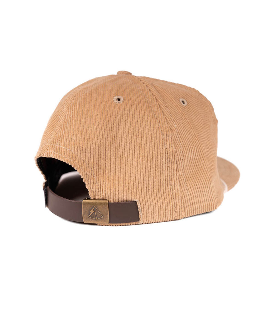 Yonder 5 panel caps in toast color by Deso Supply Co. - Back